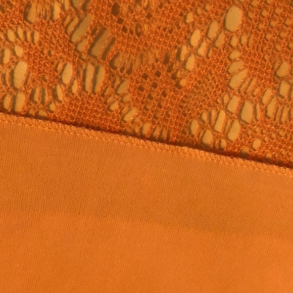 stitchBtween Sleeveless Salmon Color Crochet Dress - Picture 7 of 7